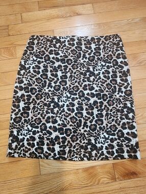 Leopard Print Skirt